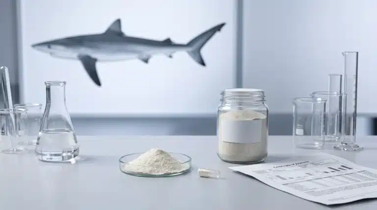 Shark cartilage powder ingredient with evidence, quality and sourcing context