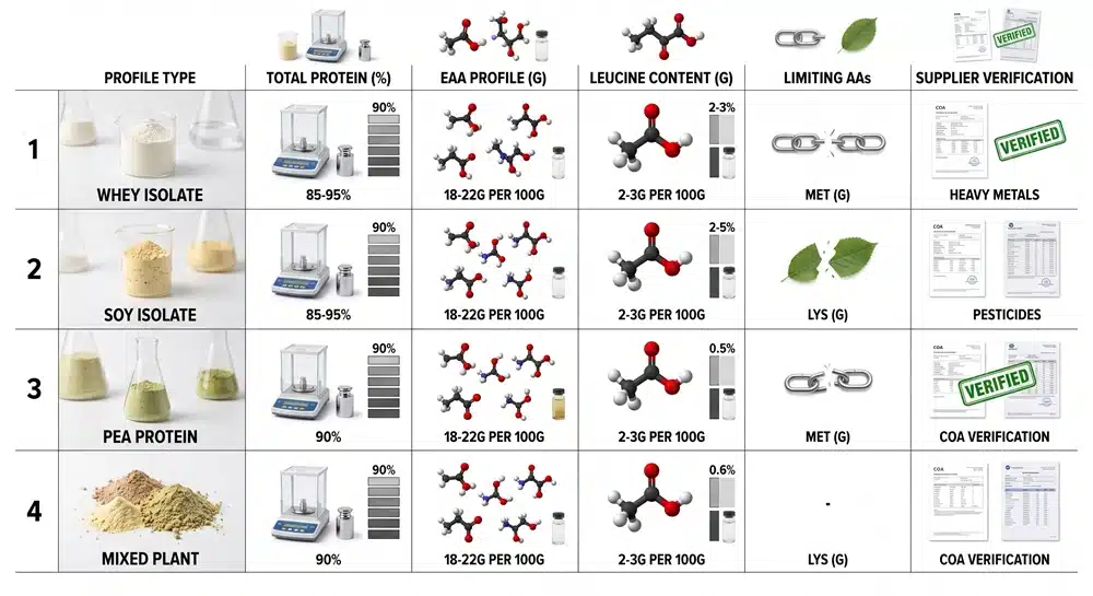 protein-quality-amino-acid-profile-matrix Protein quality and amino acid profile matrix for pea and beef protein isolate