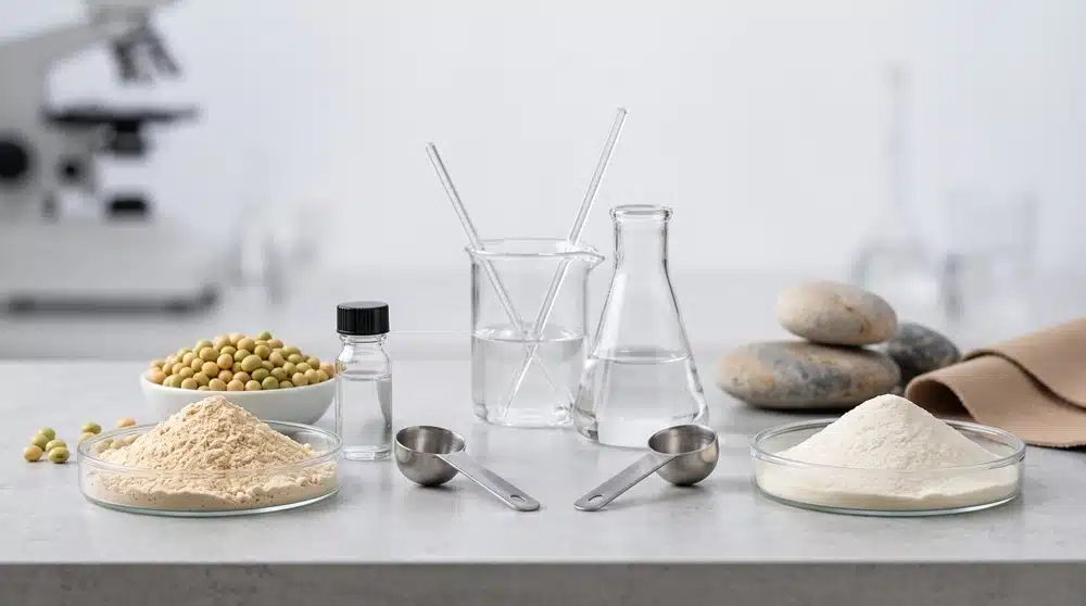 Soybean peptide and collagen peptides comparison for supplement formulations