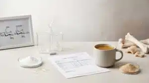 Glucosamine powder and bone broth powder comparison for joint supplement formulation