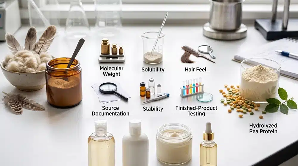 Hydrolyzed keratin versus pea protein hair formulation decision guide