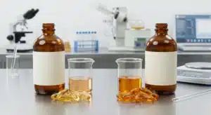 Evening primrose oil vs fish oil softgel ingredient comparison
