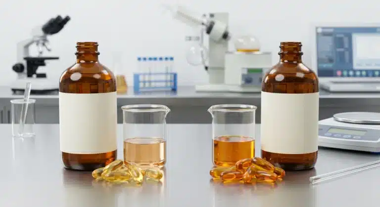 Evening primrose oil vs fish oil softgel ingredient comparison