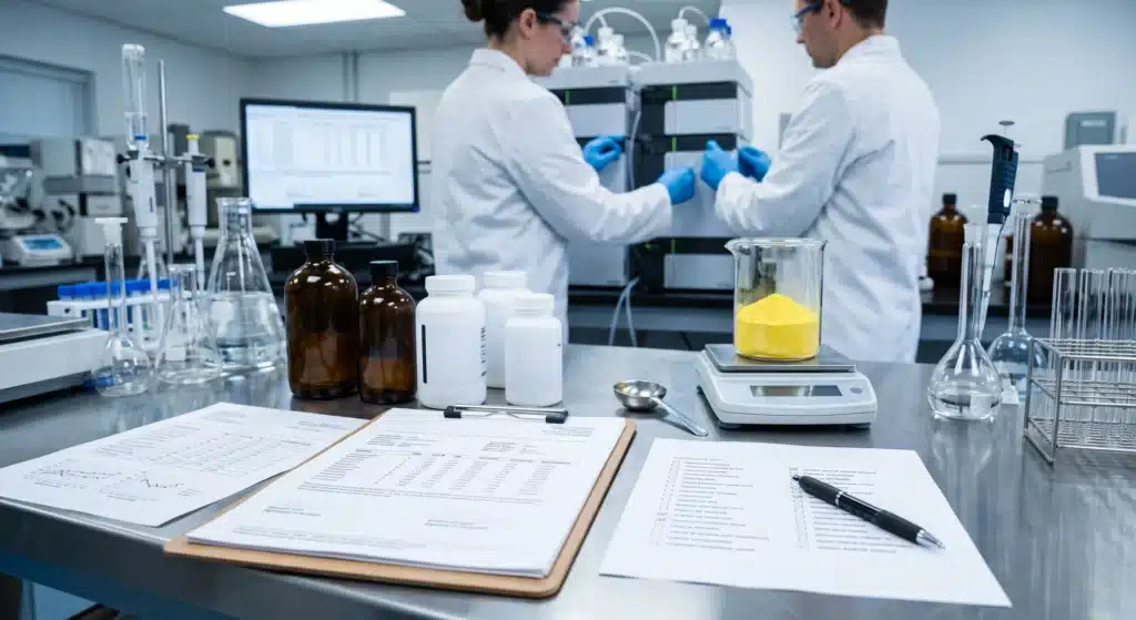 P5P powder COA and quality testing requirements
