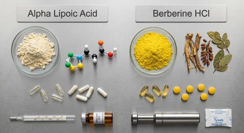 Ala 與小檗酚製劑的比較 Ala 與小檗酚製劑的比較