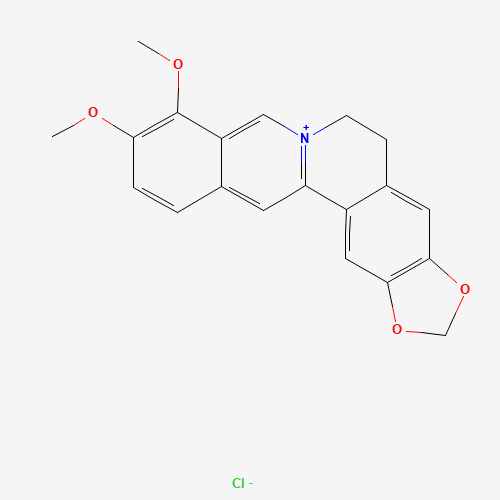 estructura del clorhidrato de berberina