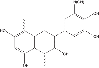 Estrutura do pó de extrato de casca de pinheiro