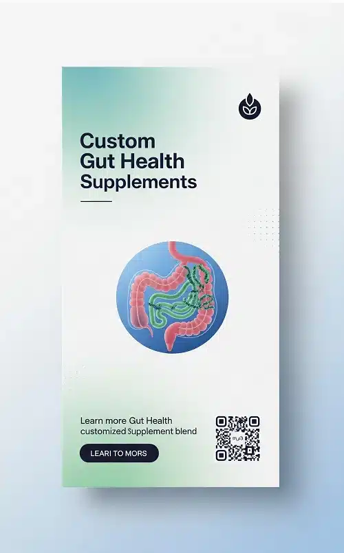 Custom gut health supplements