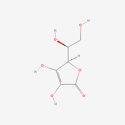 Estructura química de la vitamina C