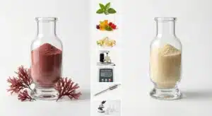 Agar agar vs gelatin comparison for supplement manufacturing, gummies, softgels and QC testing