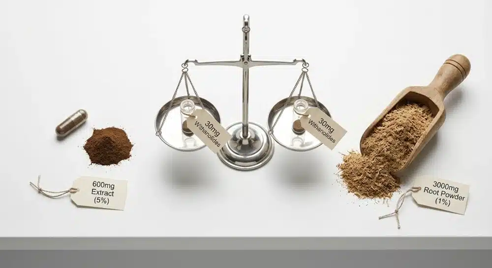 ashwagandha-withanolide-equivalence-formula Ashwagandha withanolide equivalence formula comparing root powder and extract
