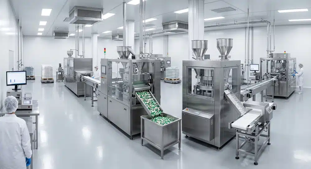 nmn-nmnh-supplement-manufacturing-line NAD+ supplement manufacturing line for NMN and NMNH products