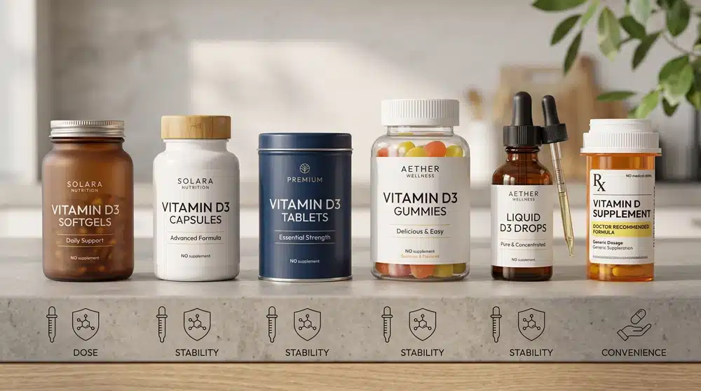 vitamin-d-dosage-forms-softgel-capsule-gummy-drops Vitamin D dosage forms including softgel, capsule, gummy, tablet and drops
