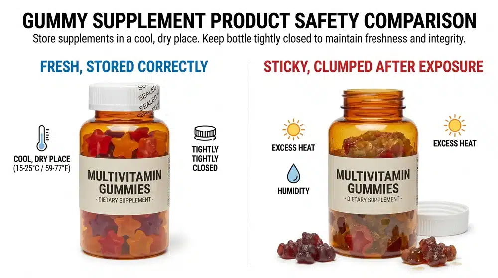 gummy-vitamins-sticky-vs-fresh-comparison fresh vs sticky gummy vitamins comparison