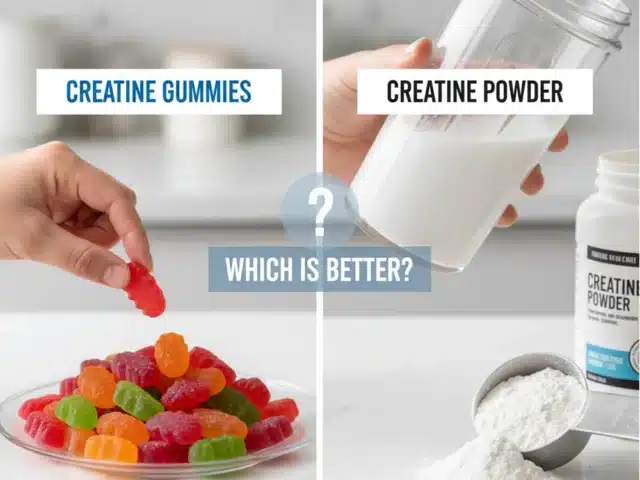 Kreatin-Gummis vs. Kreatin-Pulver: Was ist tatsächlich besser im Jahr 2025?