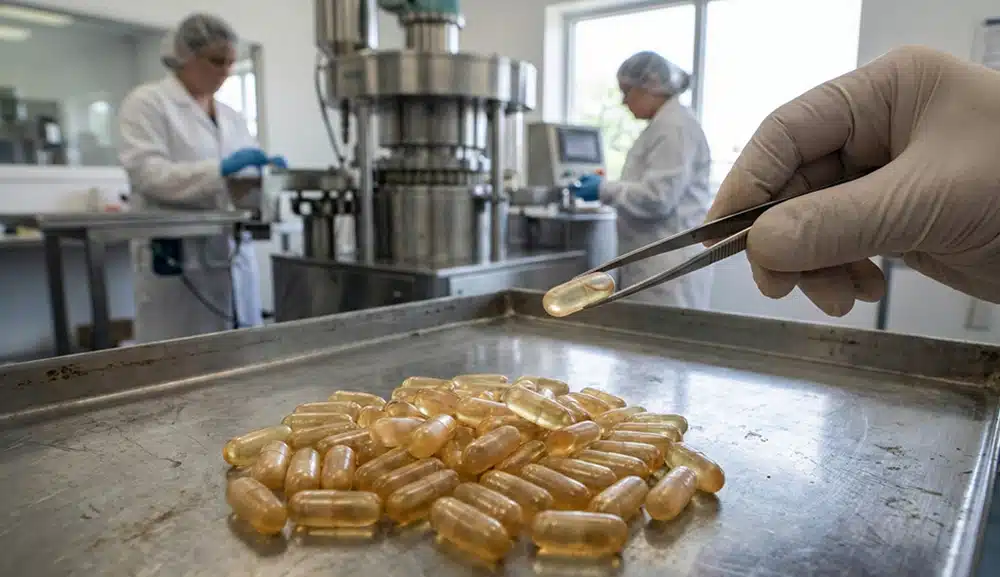 การผลิตแคปซูลนิ่มตามสัญญา