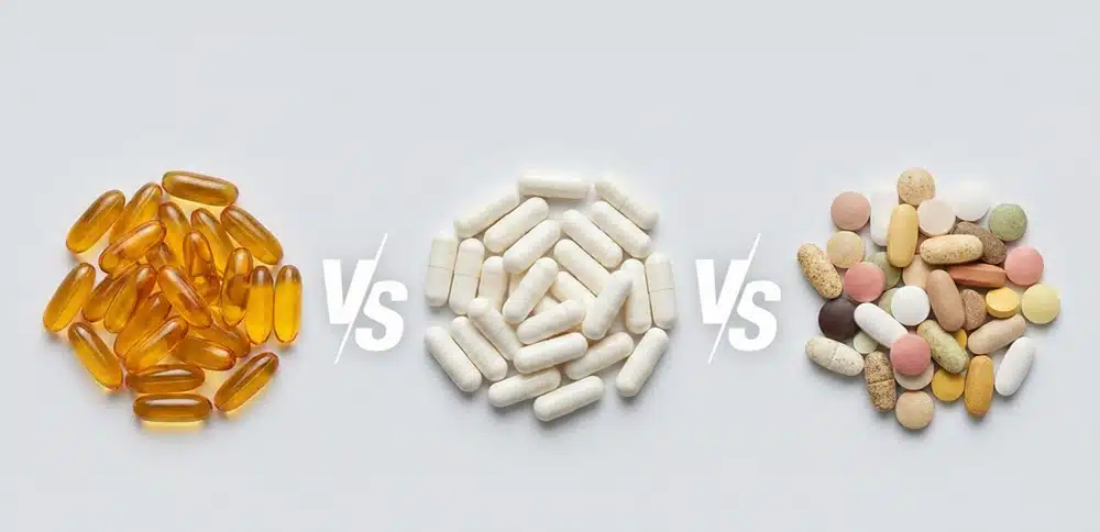 Softgels vs. Capsules vs. Tablets Softgels vs. Capsules vs. Tablets