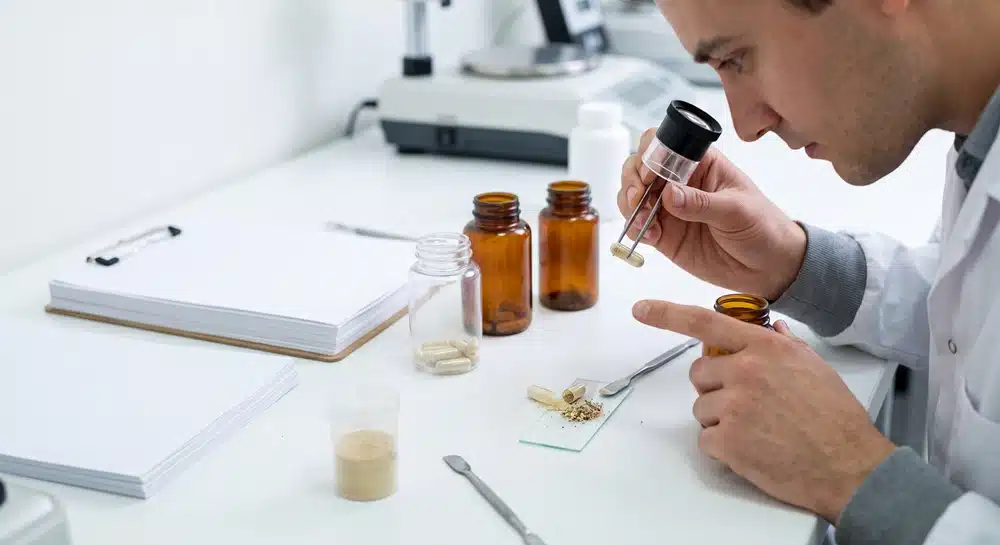 How to check whether a softgel is vegetarian on a supplement label