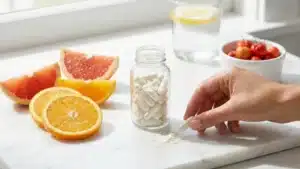 Cilt Aydınlatmak için C Vitamini Takviyeleri