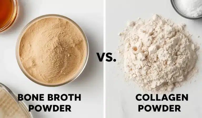 bone broth powder vs. collagen powder