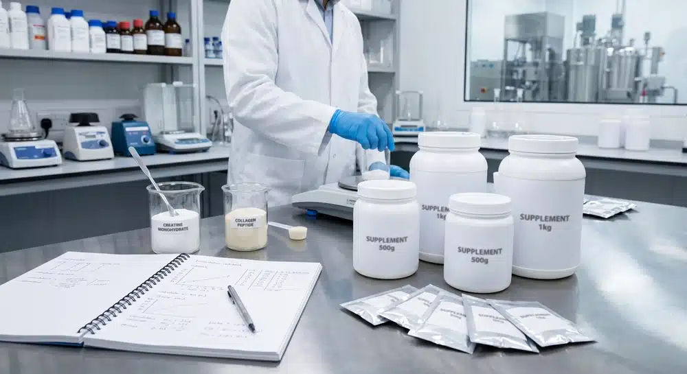 creatine-collagen-oem-case-study Creatine collagen OEM powder formulation prototype