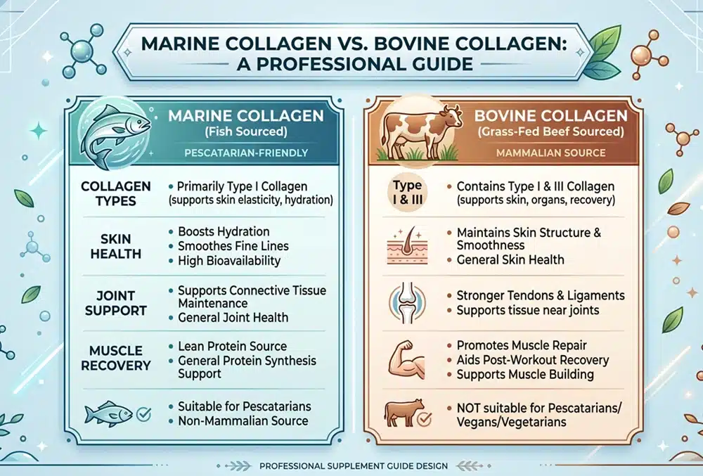 marine-vs-bovine-collagen-australia Marine collagen vs bovine collagen comparison