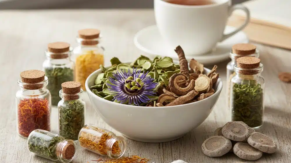 Suplementos a base de plantas para el estrés