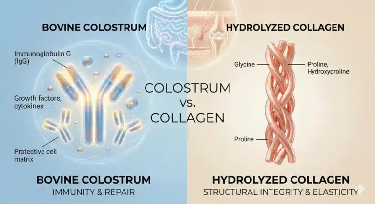 คอลสตรัม vs. คอลลาเจน