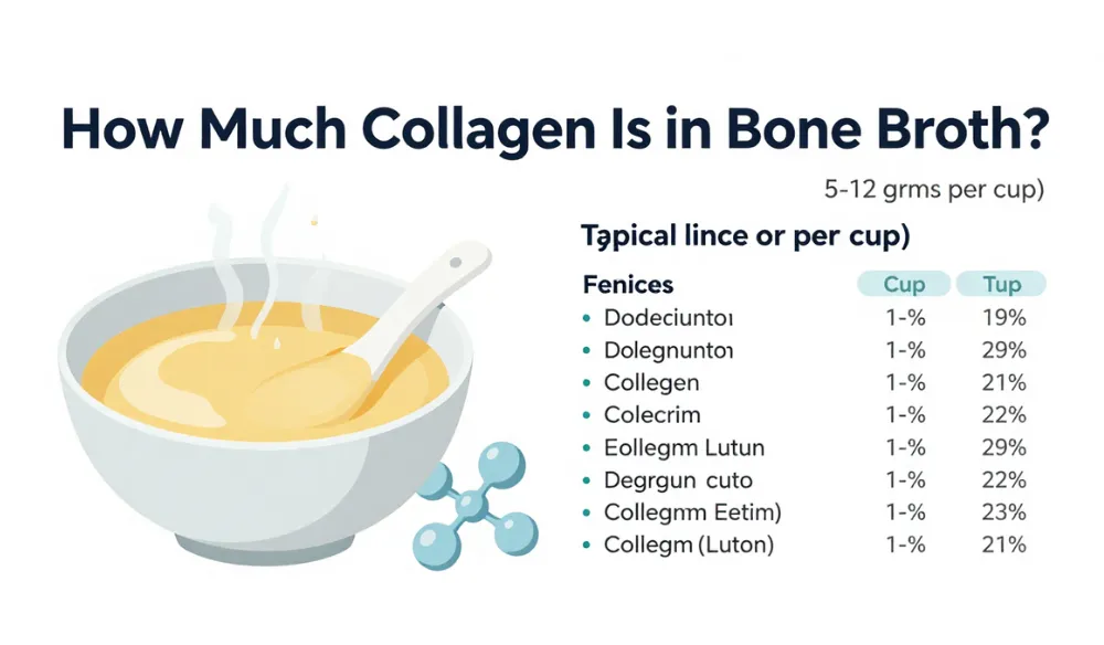 How Much Collagen Is in Bone Broth