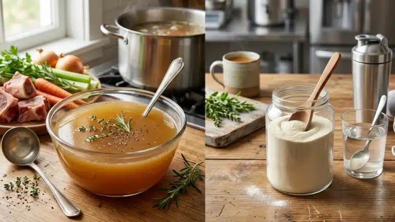 Le bouillon d'os en poudre est-il aussi bon que le bouillon liquide ?