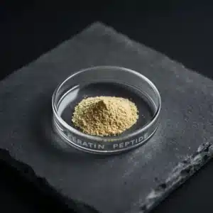 Hydrolyzed keratin peptide powder