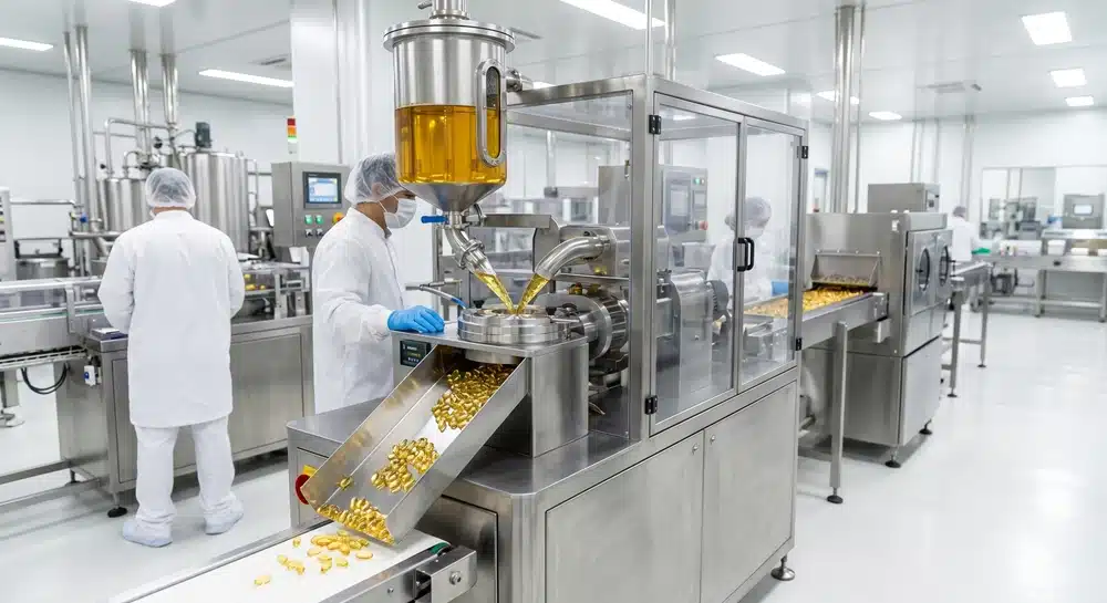 epo-fish-oil-softgel-manufacturing Softgel manufacturing for evening primrose oil and fish oil supplements