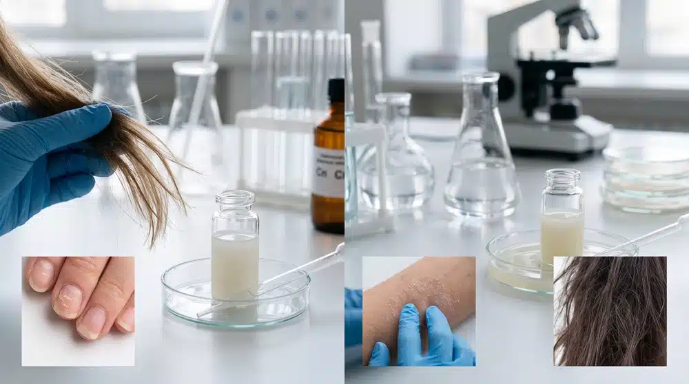 Choosing hydrolyzed keratin for strength or silk peptide for hydration and shine
